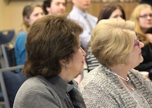 Lee VanOrsdel and Provost Davis